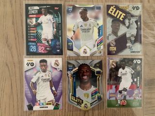 Lote 6 cromos Vinicius Jr. Panini FIFA 365