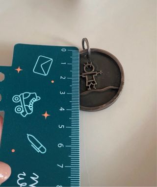 Medalhão Prata Criança Desenho