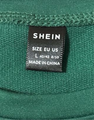 Camiseta SHEIN Los Angeles verde