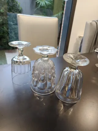 3 Copas antiguas Santa Lucía
