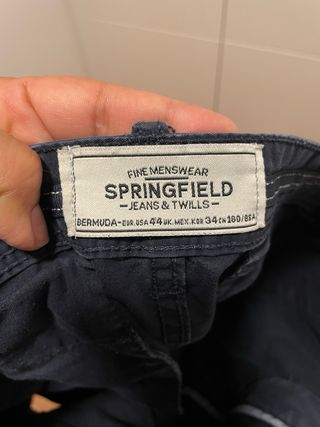 Bermudas Springfield Hombre Azul
