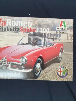 Maqueta Alfa Romeo Giulietta Spider 1300