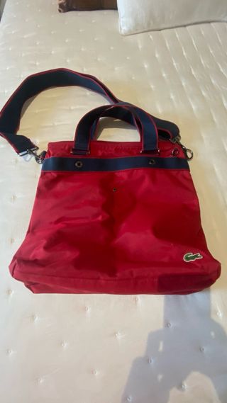 Bolso Bandolera Lacoste Rojo