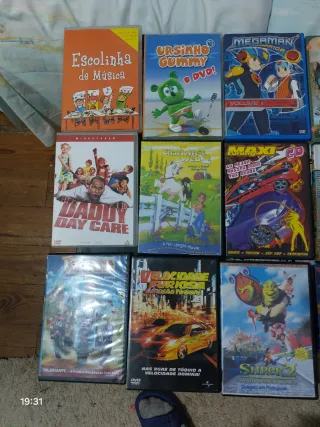 Lotes de DVDs Infantis e Familiares