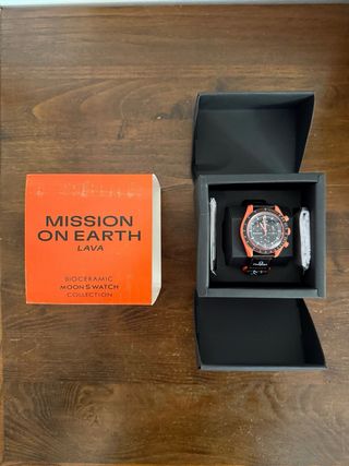 Omega x Swatch Mission on Earth Lava