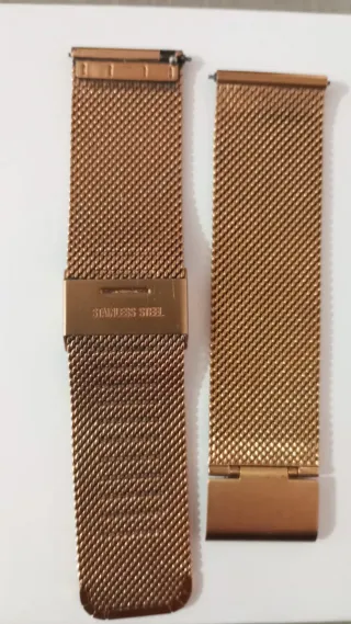 Correas de reloj oro y rosa Pack por 8€