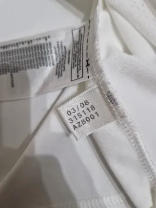 Maglia Real Madrid Adidas 2008 Bianca