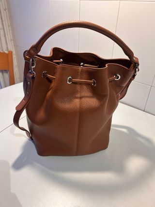 Bolso cubo Lamarthe marrón