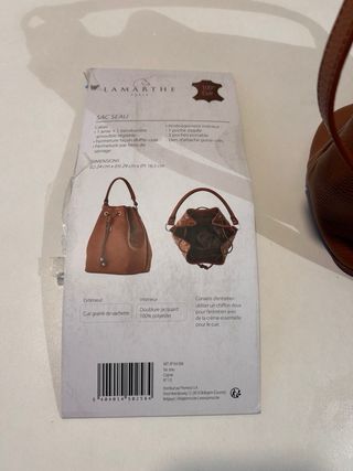 Bolso cubo Lamarthe marrón