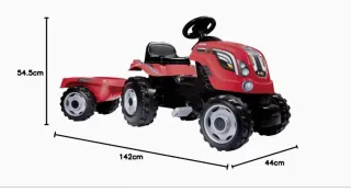Tractor Smoby Farmer XL con remolque