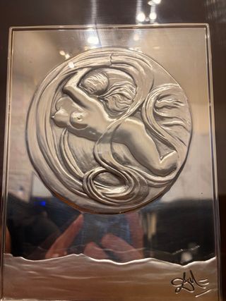 Salvador Dali Eva Spaziale Argento