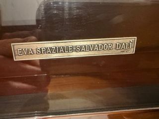 Salvador Dali Eva Spaziale Argento