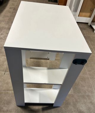 Mueble lavadora con estantería lateral