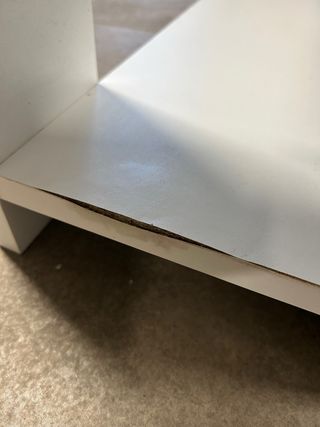 Mueble lavadora con estantería lateral