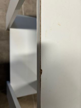 Mueble lavadora con estantería lateral
