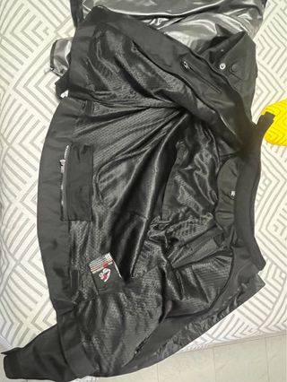 Chaqueta Moto Mujer Negra