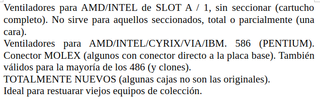 Ventiladores Intel/AMD VINTAGE/RETRO (NUEVOS)