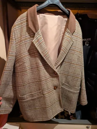 Chaqueta Hombre XXL Marrón y Gris