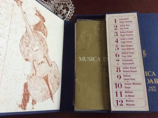 Caja Álbum 12 Vinilos Música Inolvidable