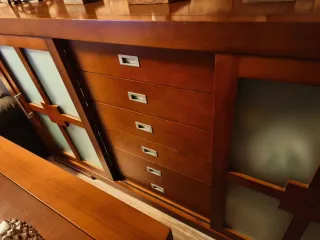 Mueble de salón madera maciza