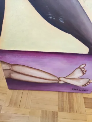 Cuadro original pintado a mano firmado