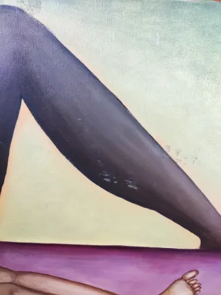 Cuadro original pintado a mano firmado