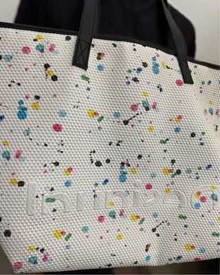 Borsa Desigual reversibile splatter