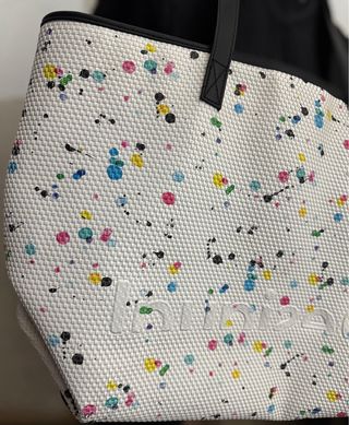Borsa Desigual reversibile splatter