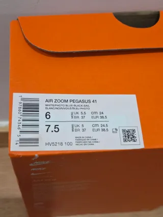 Nike Pegasus 41 Talla 38.5 a estrenar