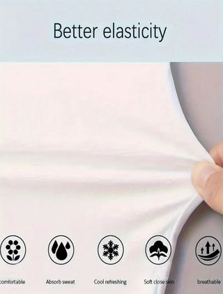 Camiseta Tirantes sin mangas Blanca Hombre Talla L