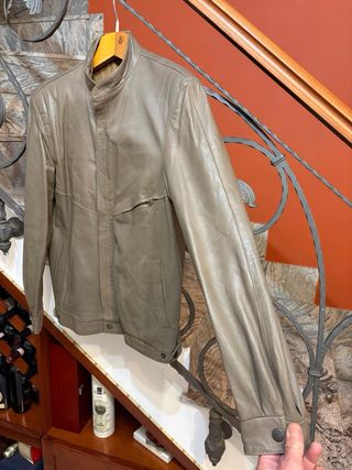 Giubbino Biker in Vera Pelle Vintage