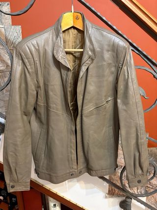 Giubbino Biker in Vera Pelle Vintage