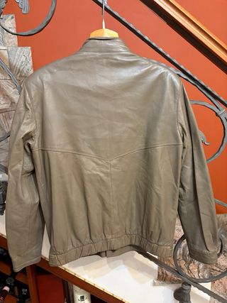 Giubbino Biker in Vera Pelle Vintage