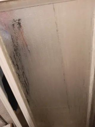 Mampara de baño 3 piezas cristal y espejo