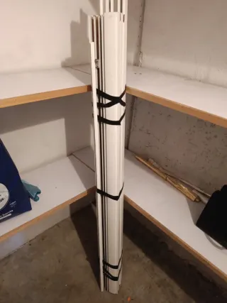 Mampara de baño 3 piezas cristal y espejo