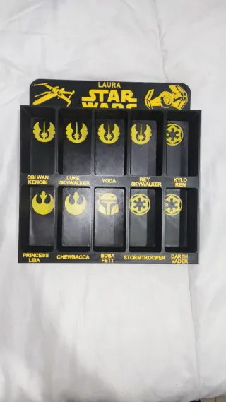 Expositor Star Wars - Con Nombre Personalizado