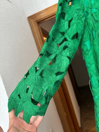 Vestido fiesta verde Carla Ruiz