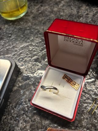 Anillo Oro Blanco 18k