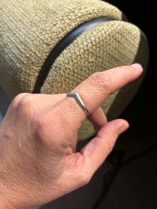 Anillo Oro Blanco 18k
