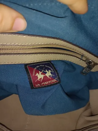 Borsa La Martina Beige/Nero