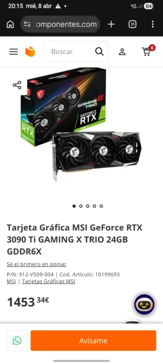 GeForce RTX 3090 Ti GAMING TRIO 24G