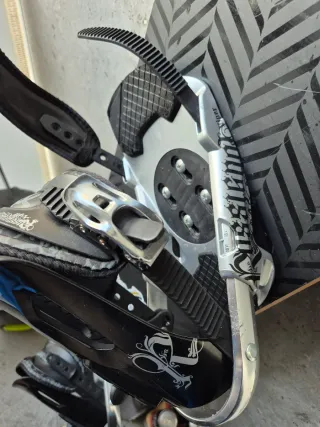 Tabla de Snowboard con Fijaciones