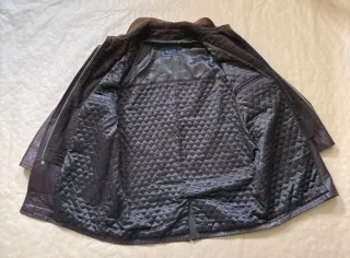 Chaqueta Piel Genuina Marrón