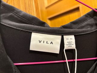 Vestido negro Vila talla M nuevo