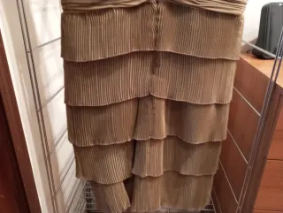 Abito cerimonia corto pizzo floreale