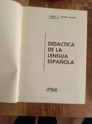 Didáctica de la lengua y literatura