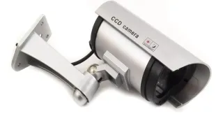 6 Telecamere Finte Sorveglianza Esterno Luce