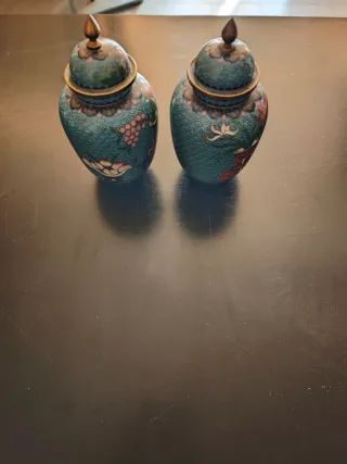 Set 2 Porcellana Gialla Ciotole Cinesi