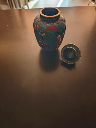 Set 2 Porcellana Gialla Ciotole Cinesi