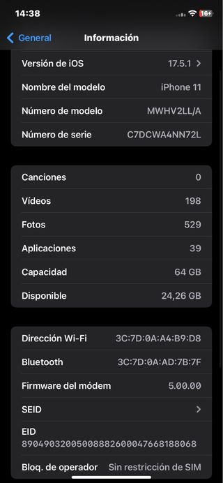 iPhone 11 Rosso 64GB